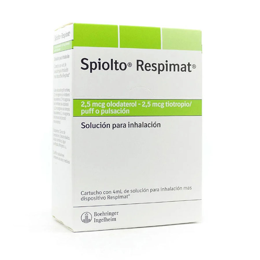 Spiolto respimat 2.5/2.5mcg boehringer ingelheim - farma solución para inhalar respimat 461740