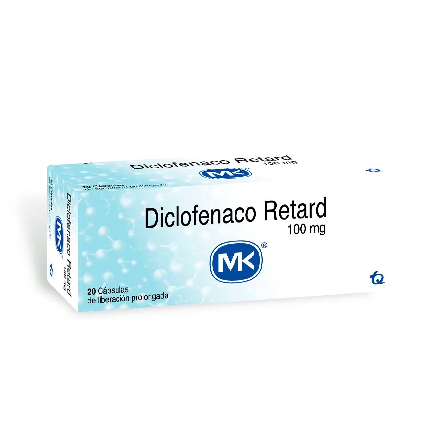 Diclofenaco sodico 100mg tecnoquimicas - genericos cápsulas 461758