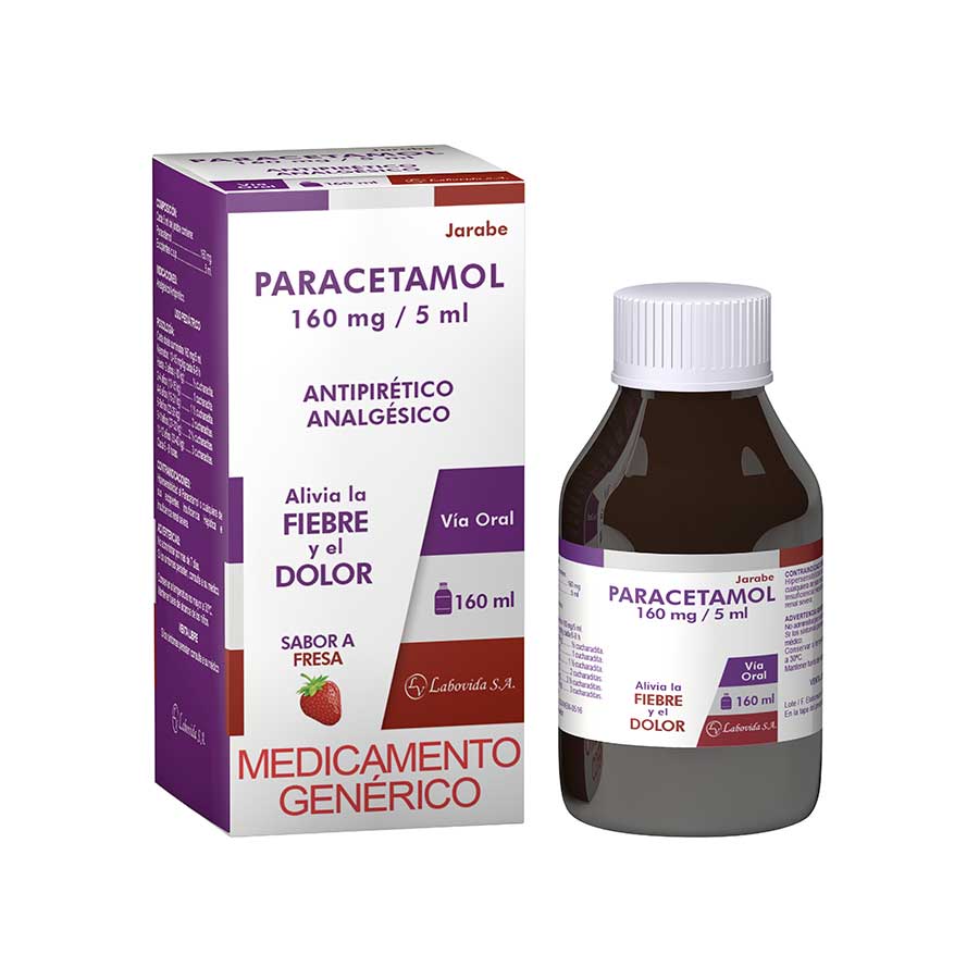 Paracetamol 160mg/5ml labovida jarabe 461763