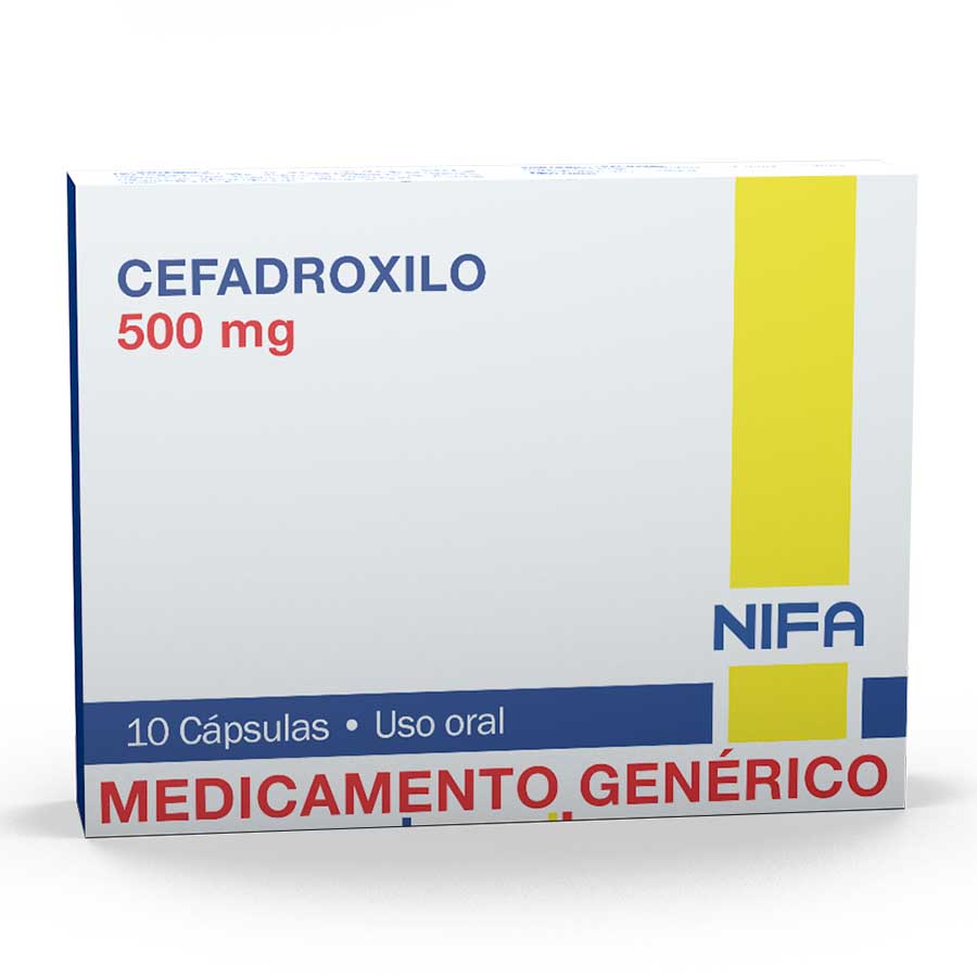 Cefadroxilo 500mg garcos - nifa genericos cápsulas 461871