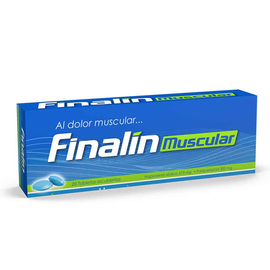 Finalin 275 mg x 300 mg tabletas recubiertas x 20 462027