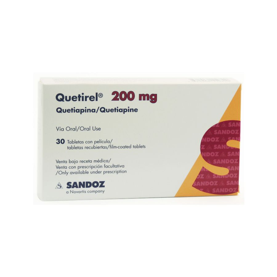 Quetirel 200mg dyvenpro especialidades neurociencias tableta recubierta 462216