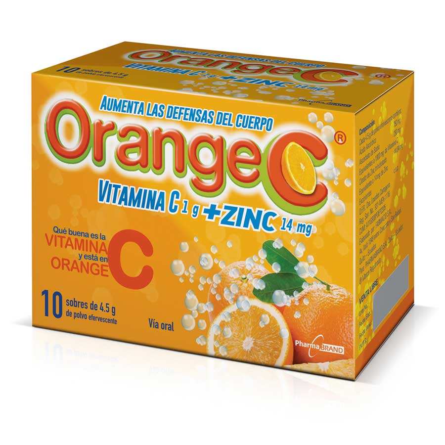 Orange c 1000 mg x 14 mg sobres x 10 462268