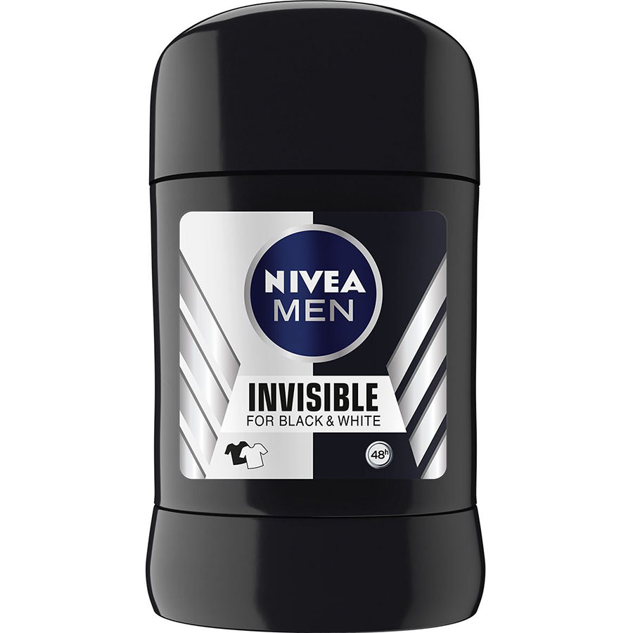 Desodorante nivea black & white en barra 50 g 462331