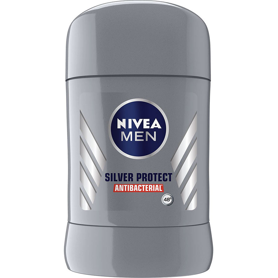 Desodorante nivea silver protect en barra 50 g 462332