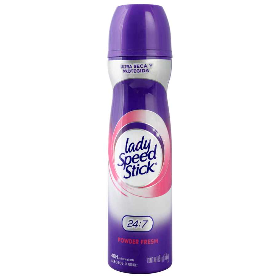 Desodorante femenino lady speed stick powder fresh aerosol 150 ml 462334