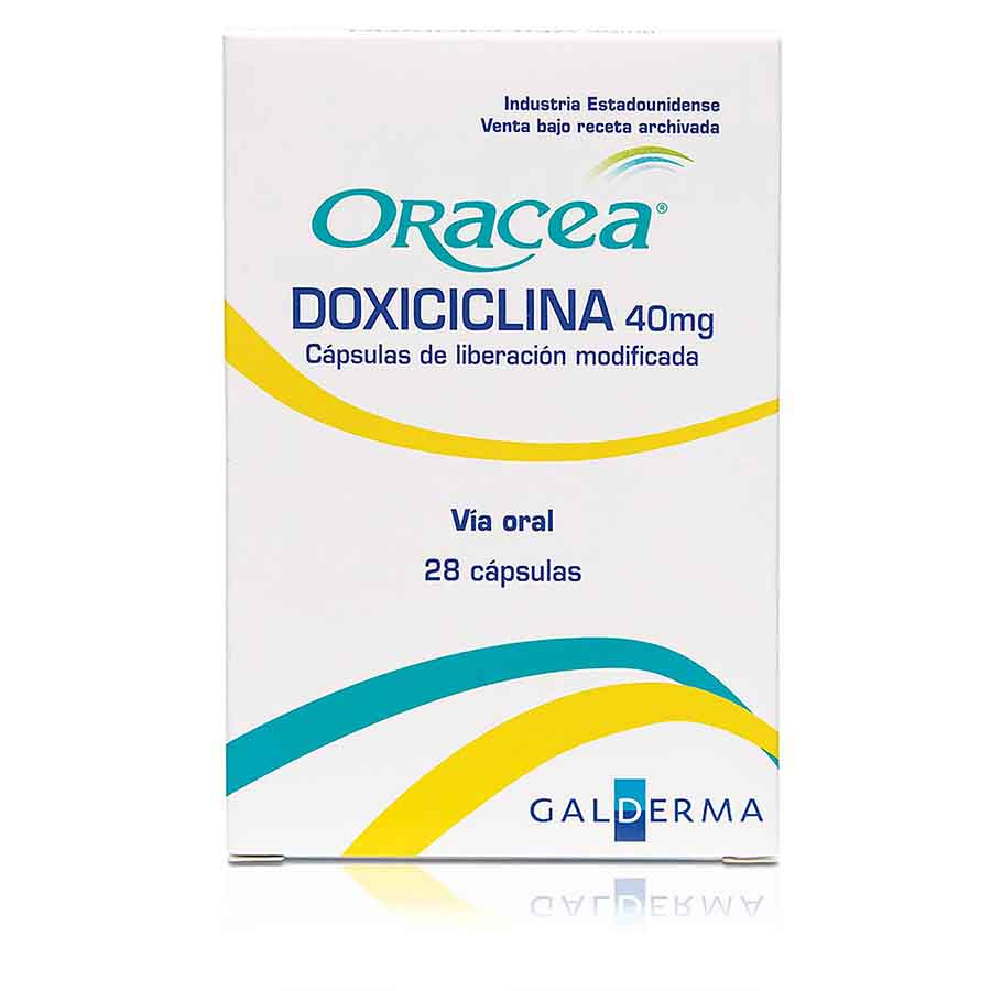 Oracea 40mg quifatex repr galderma cápsulas 462345