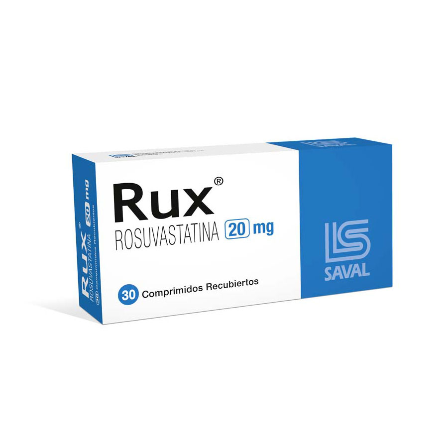 Rux 20mg ecuaquimica - saval comprimido recubierto 462376