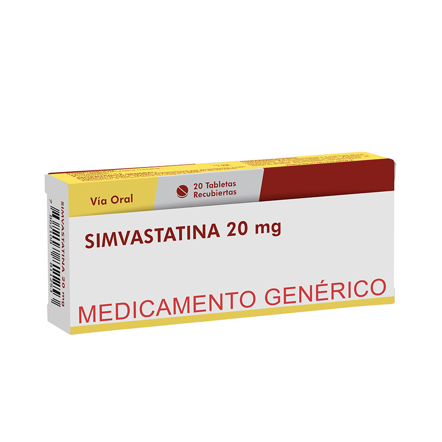 Simvastatina 20mg labovida tableta recubierta 462384