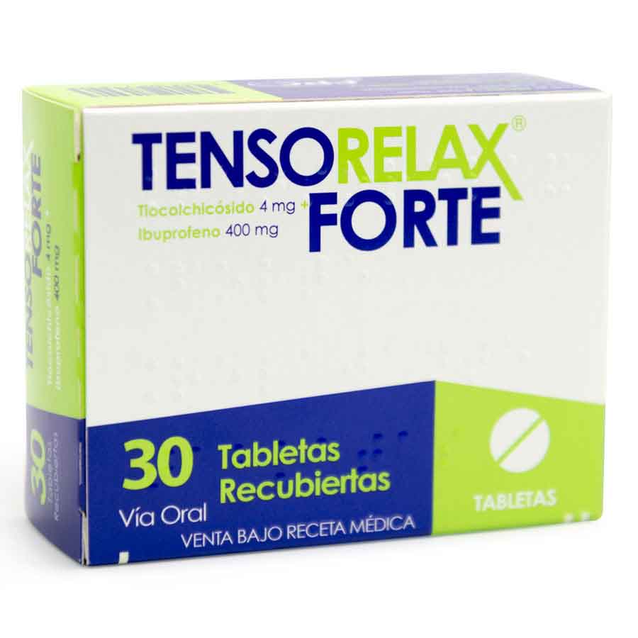 Tensorelax 4/400mg farmayala - italfarma tableta recubierta forte 462391