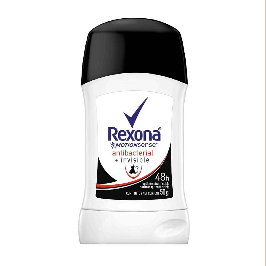 Desodorante femenino rexona invisible en barra 50 g 462429