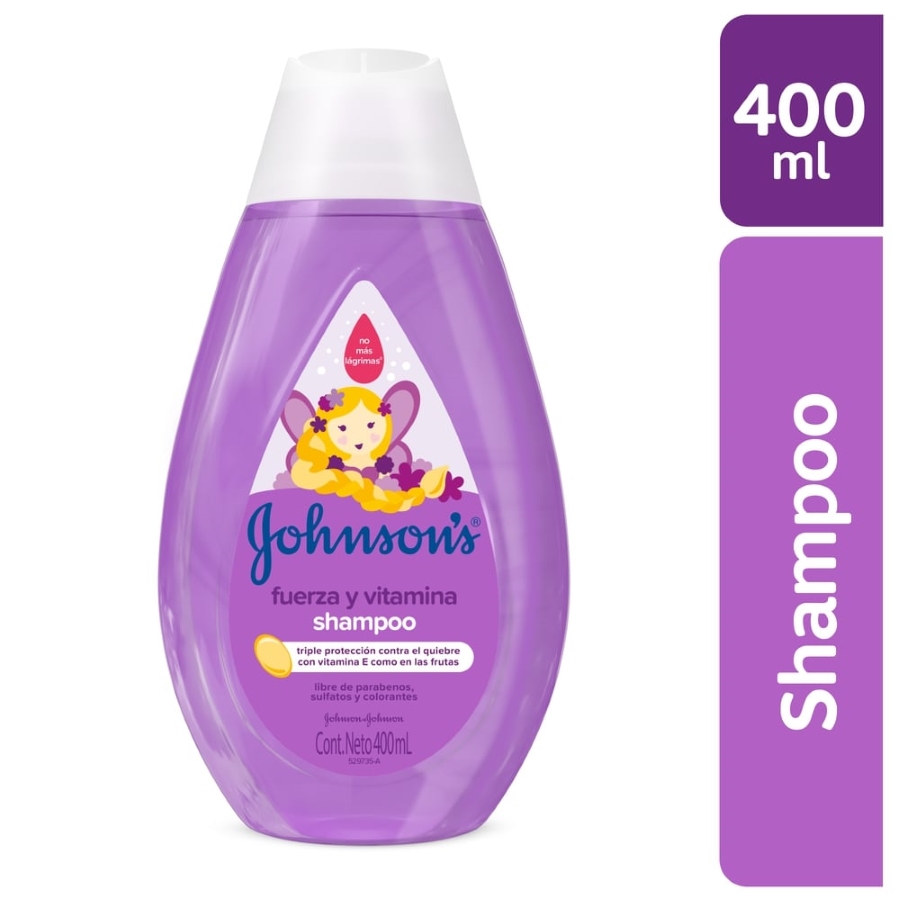 Shampoo johnson&johnson baby fuerza y vitamina 400 ml 462451