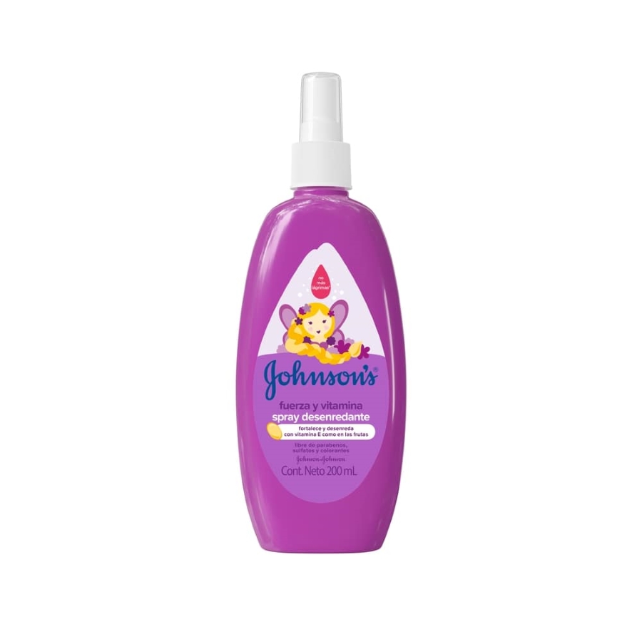 Desenredante johnson&johnson baby fuerza y vitamina 200 ml 462452