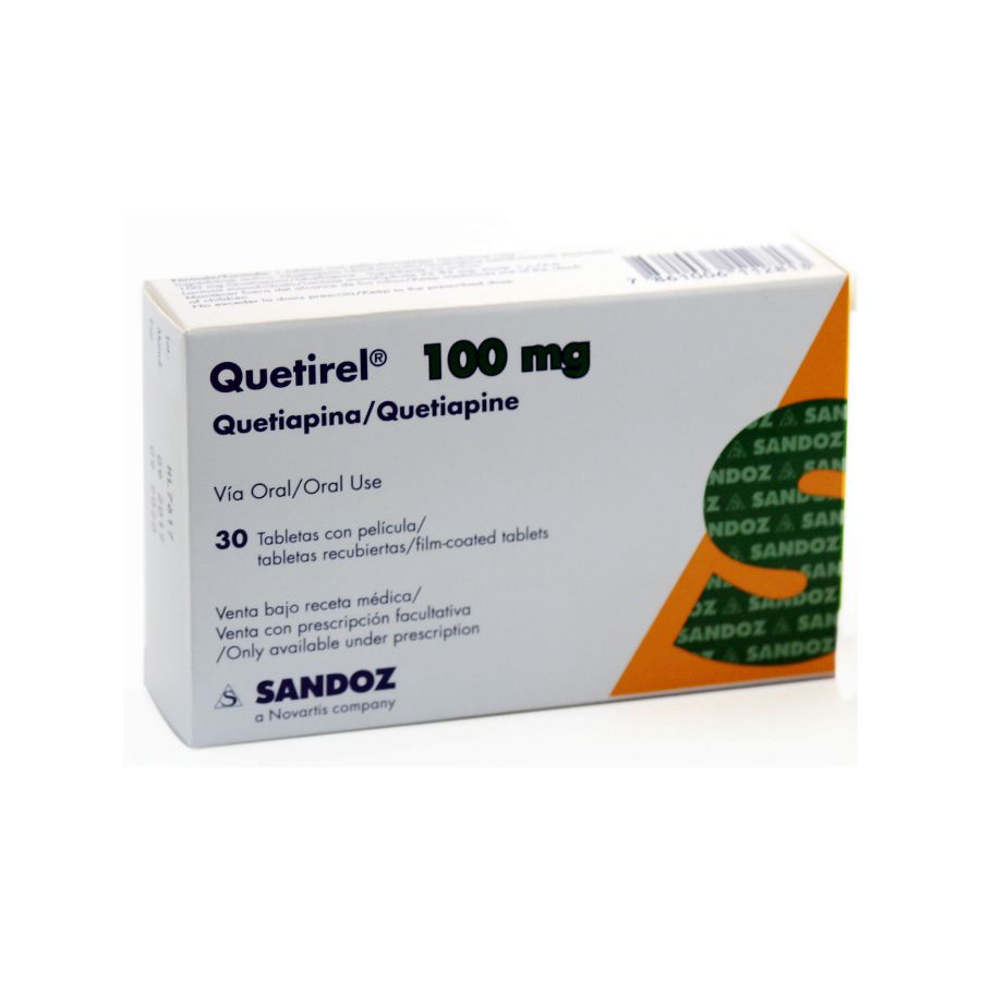 Quetirel 100mg dyvenpro especialidades neurociencias tableta recubierta 462486