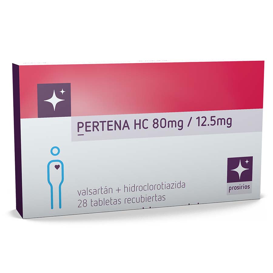 Pertena 80/12.5mg garcos - prosirios tableta recubierta 462519