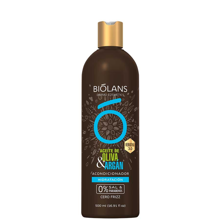 Acondicionador biolans aceite de oliva & argán 500 ml 462535