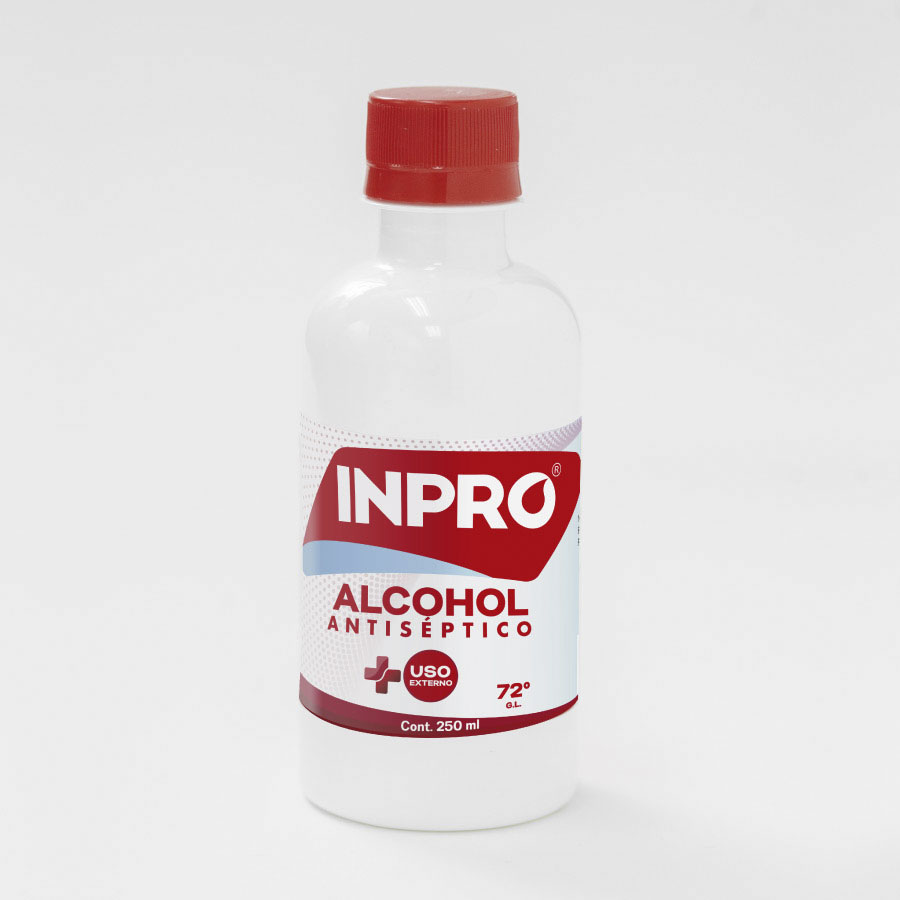 Alcohol antisep 250mlx1 fco inpro 462623