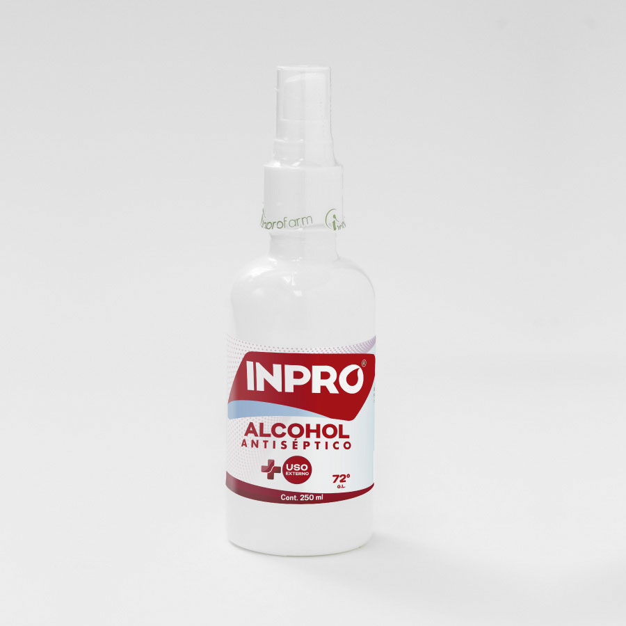 Alcohol antisep 250mlxaer inpro 462624