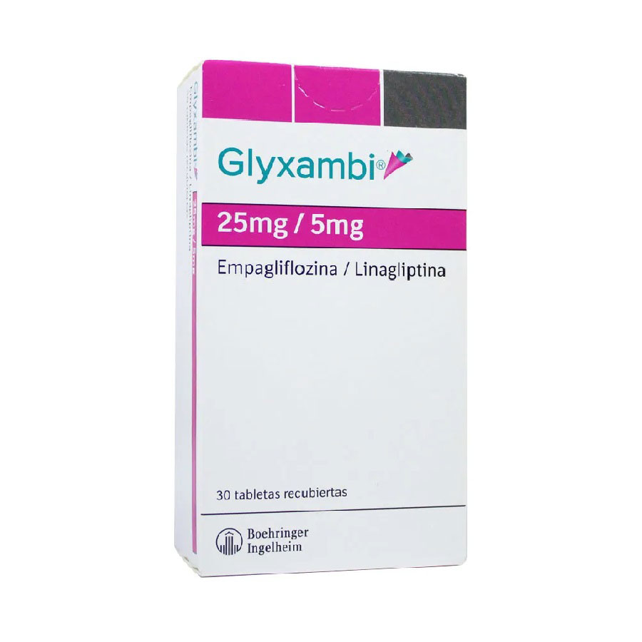 Glyxambi 25/5mg boehringer ingelheim - farma comprimidos recubiertos 462654