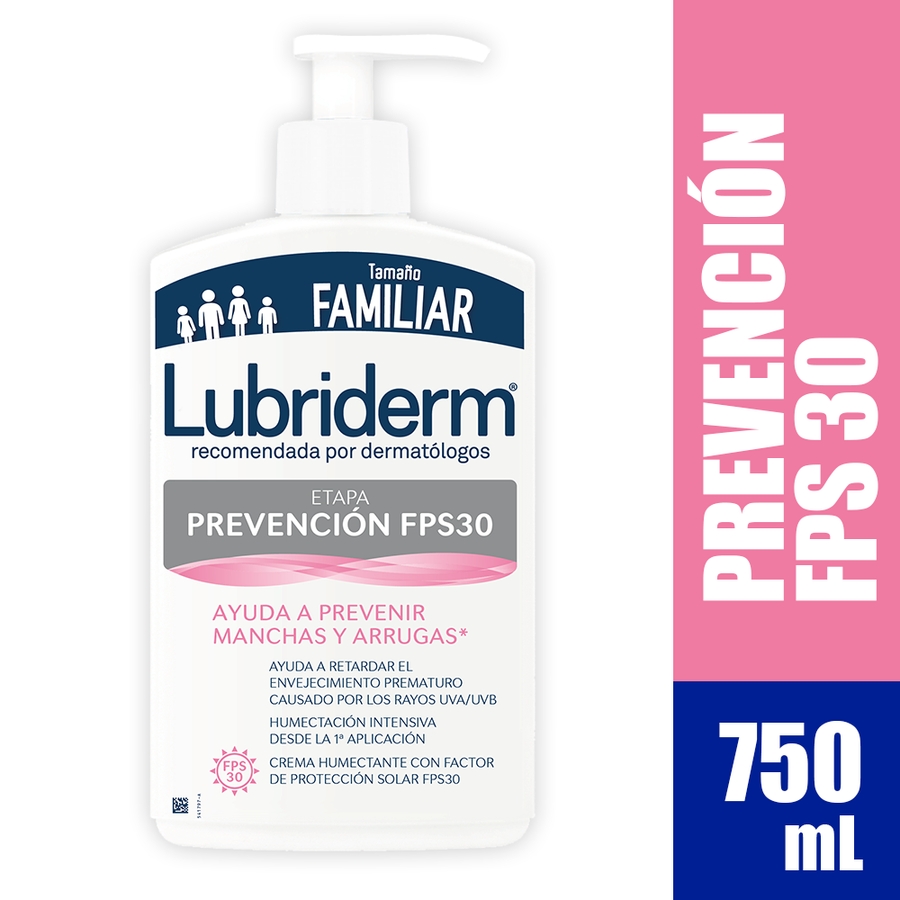 Crema lubriderm etapa prevención fps 30 750 ml 462670