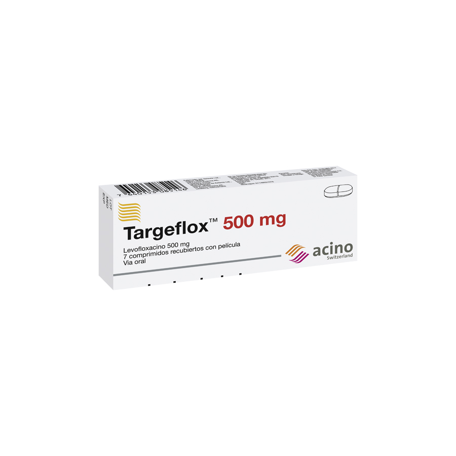 Targeflox 500mg acino pharma comprimido recubierto 462687