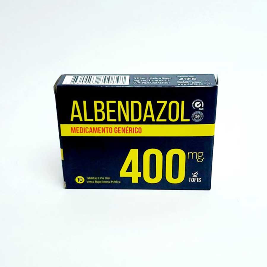 Albendazol 400mg tofis - generico tableta 462693