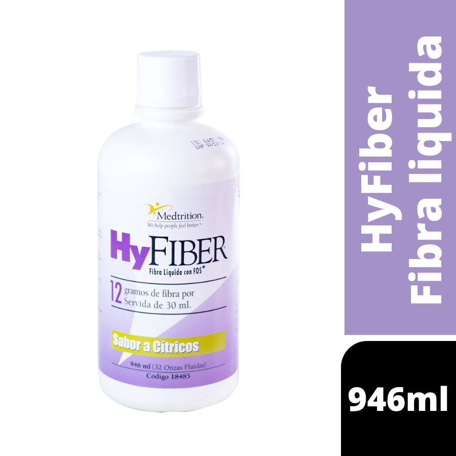 Suplemento de fibra hyfiber fibra liq con fos 100% 946 ml 462738