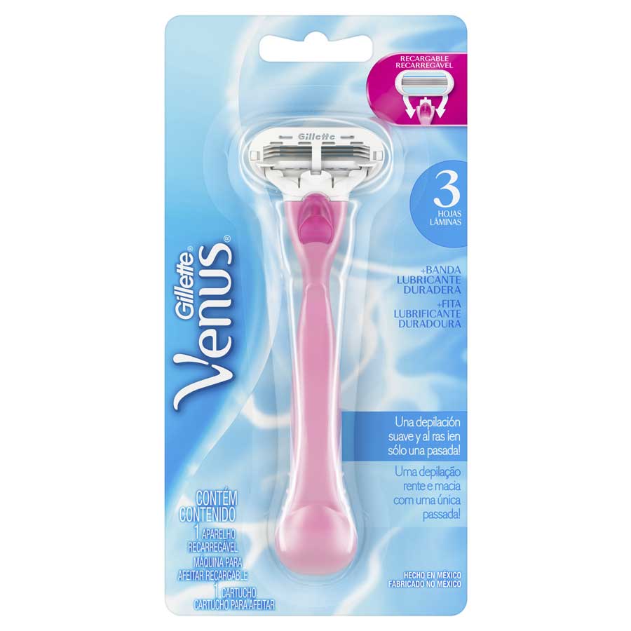 Afeitadora gillette venus 3 + banda lubricante 462823