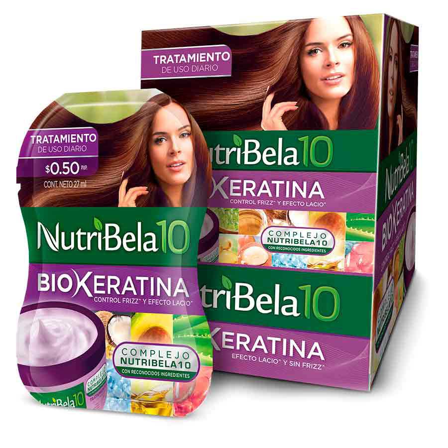 Tratamiento capilar nutribela 10 biokeratin 14 sachets 462935