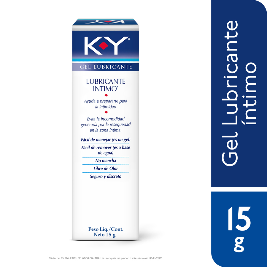 Gel lubricante k-y para resequedad vaginal 15 gr 462969