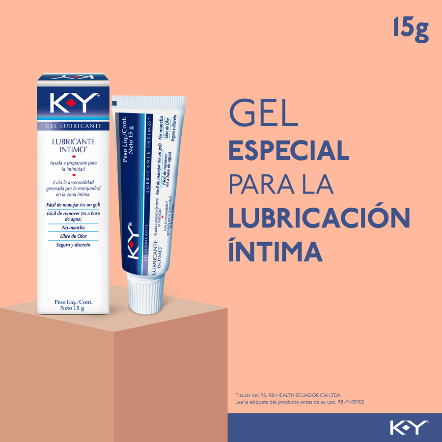 Gel lubricante k-y para resequedad vaginal 15 gr 462969