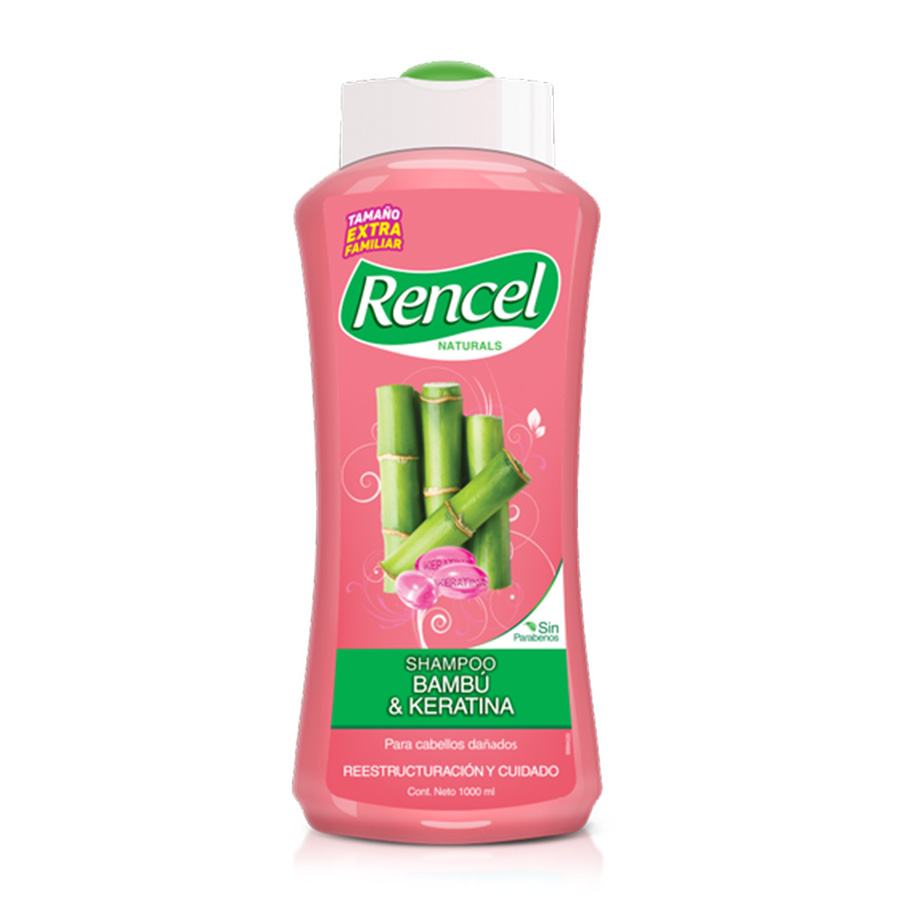 Shampoo rencel bambu&keratina 1000ml 462998