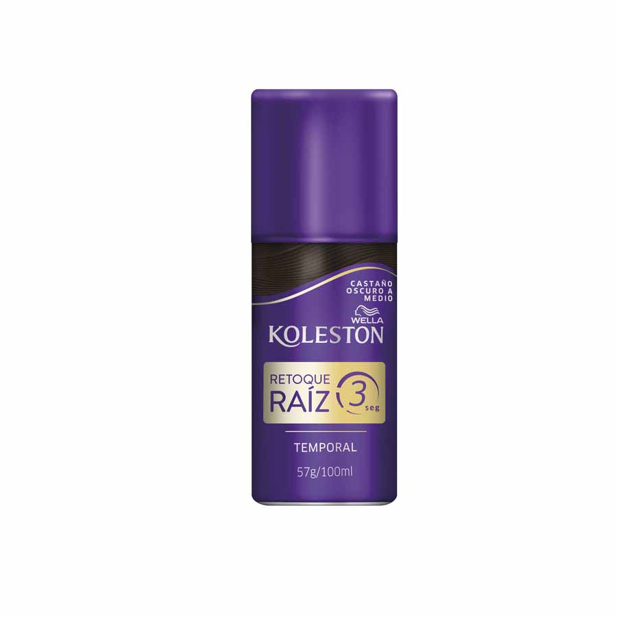 Retoque de raíz koleston retoque de raíz spray castaño oscuro a mediano 100 ml 463011