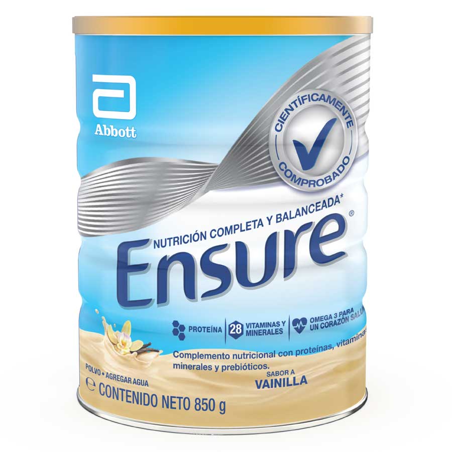 Ensure en polvo vainilla 850 g 463066