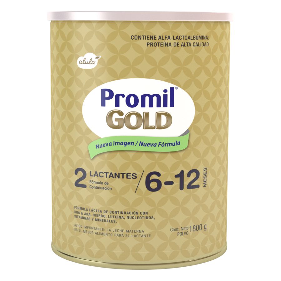 Fórmula infantil promil gold gold 2 alula lata 1800 g 463082