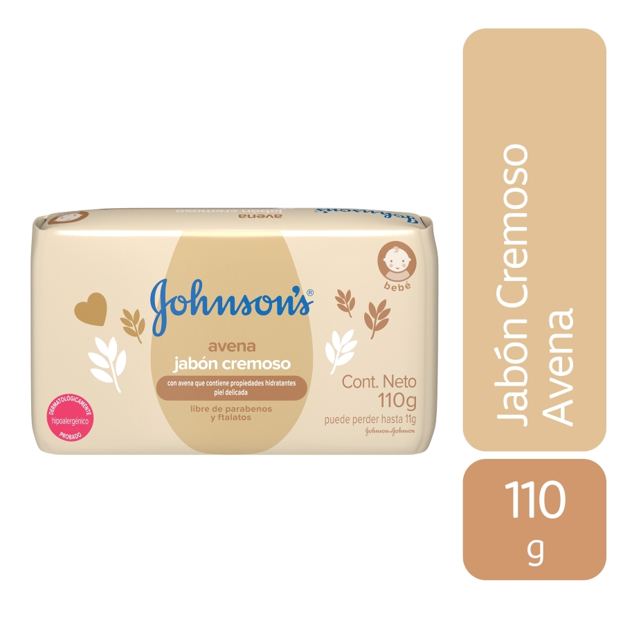 Jabón johnson&johnson avena 110gr 463121