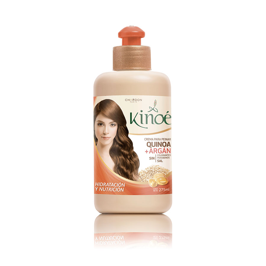 Crema para peinar kinoe argán hidratante 275 ml 463129