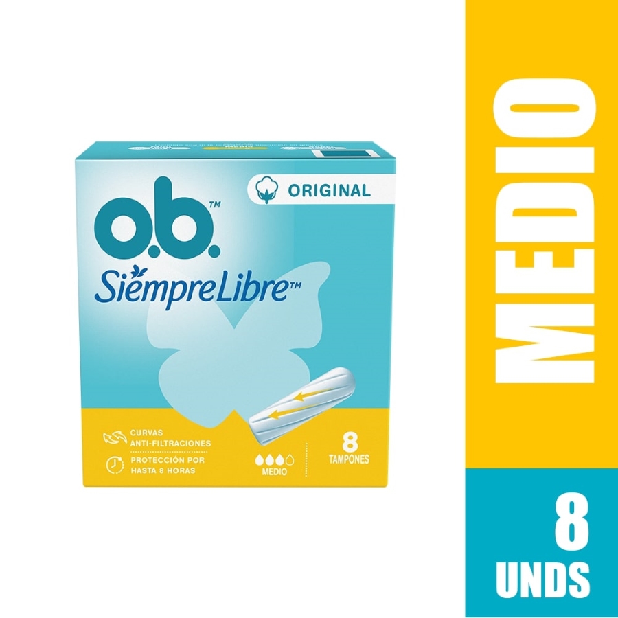 Tampón ob medio original 8 u 463130