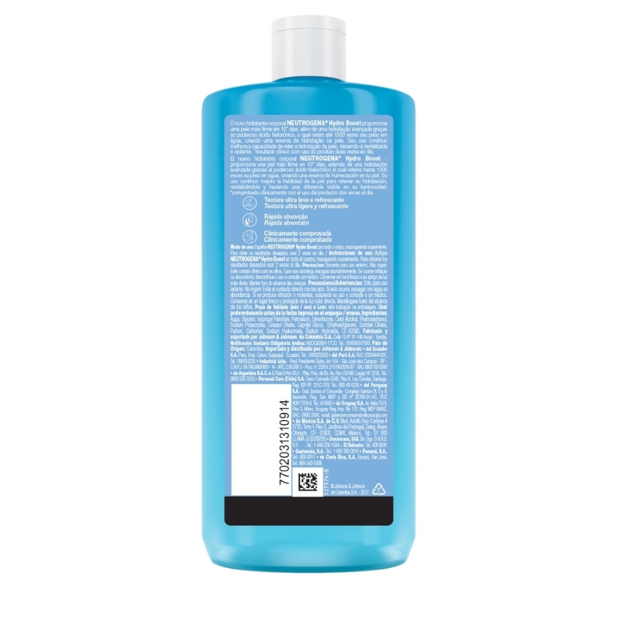 Gel neutrogena hydro boost 400 ml 463142