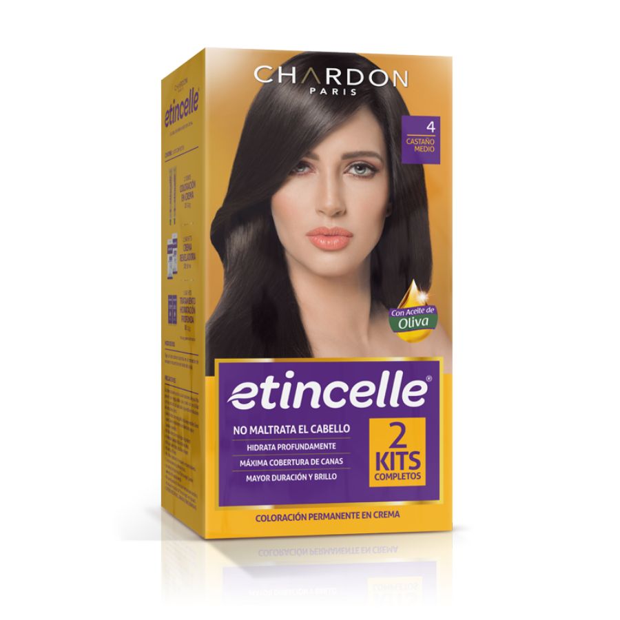 Tinte etincelle #4 castaño medio 100 g 463148