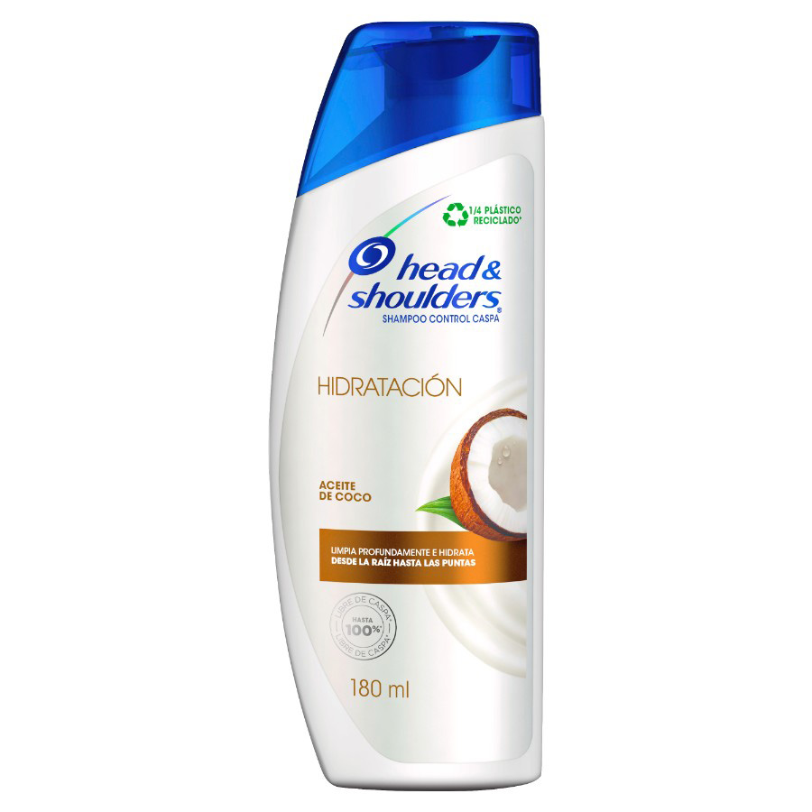 Shampoo head&shoulders hidratacion 180ml 463188