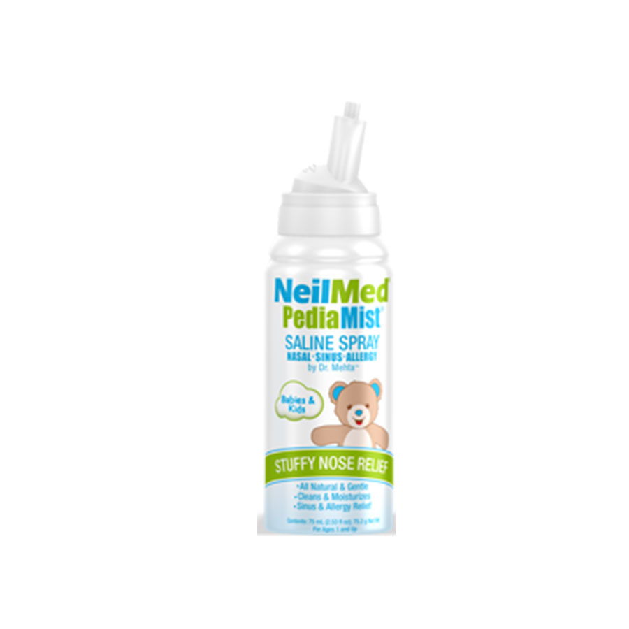 Solución salina neilmed sinus rinse pediamist spray nasal 75 ml 463257