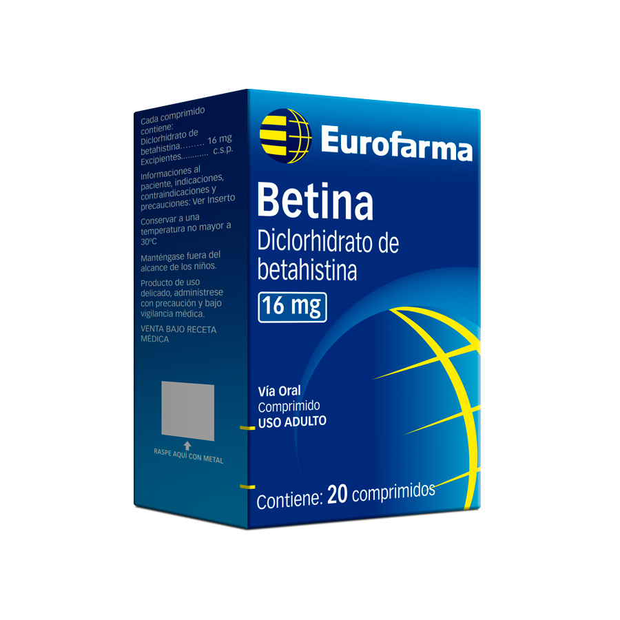 Betina 16mg eurofarma marcas comprimidos 463330