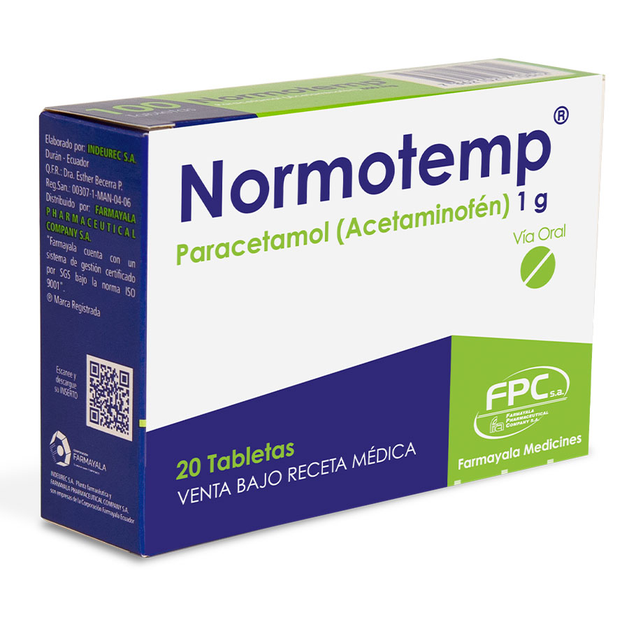 Normotemp 1gr farmayala - farmayala tableta 463561