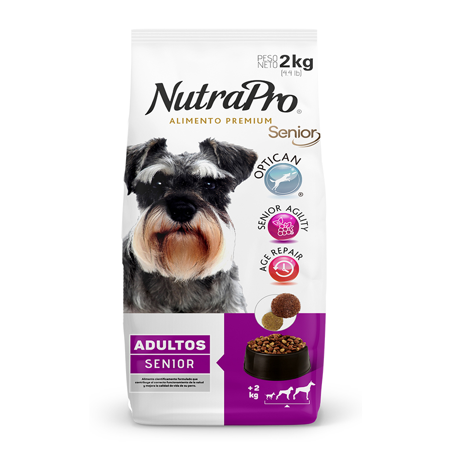 Alimento para perro nutrapro adulto senior 2 kg 463668