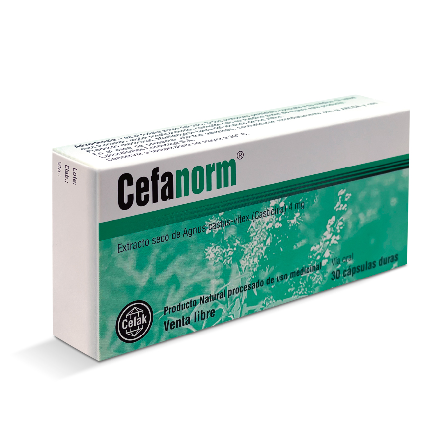 Alivio menstrual cefanorm 4 mg cápsulas x 30 463853