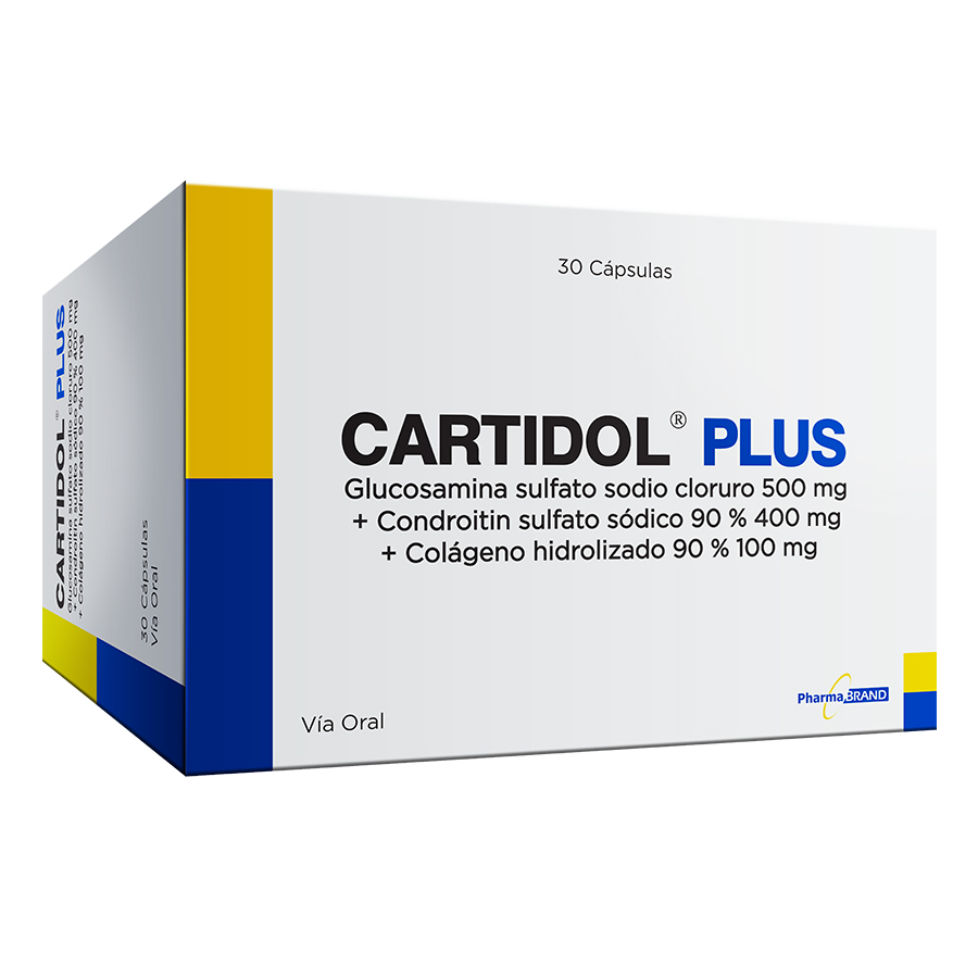 Cartidol 500/400/100mg leterago - pharmabrand cápsulas plus  463878