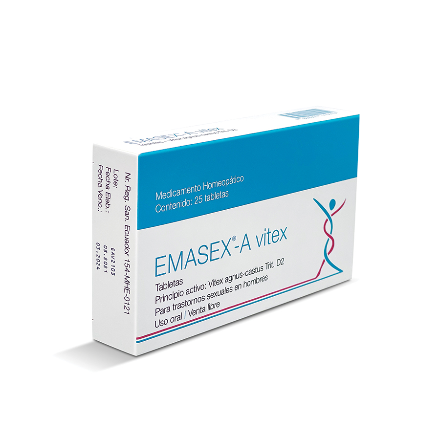 Emasex a-vitex potenciador de la libido, mejora de la calidad del acto sexual vitex agnus - castus: 250 mg x 25 463924