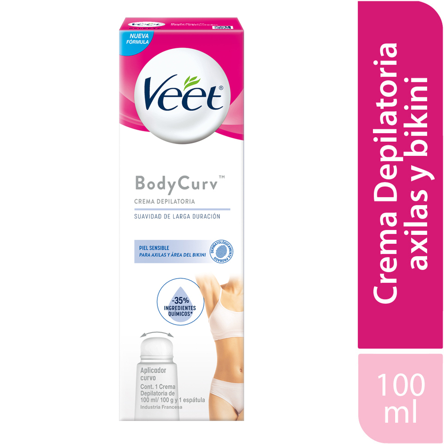 Crema depilatoria veet bikini y axilas 100 ml 463995