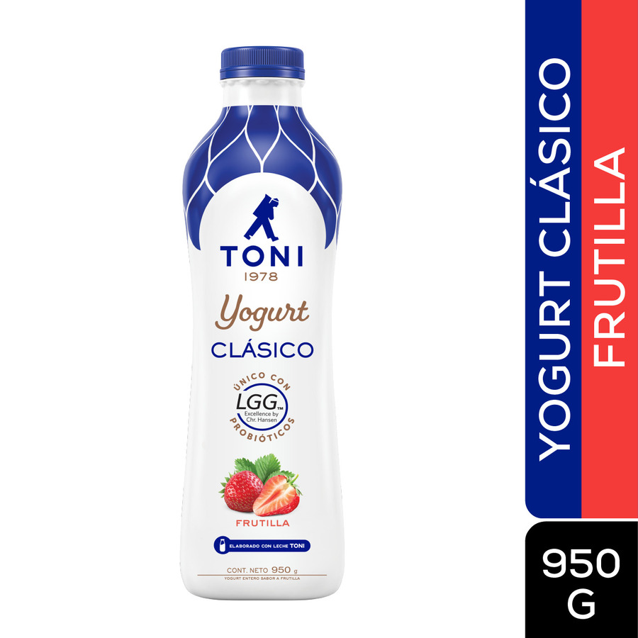 Yogurt toni clásico frutilla 950 g 464015